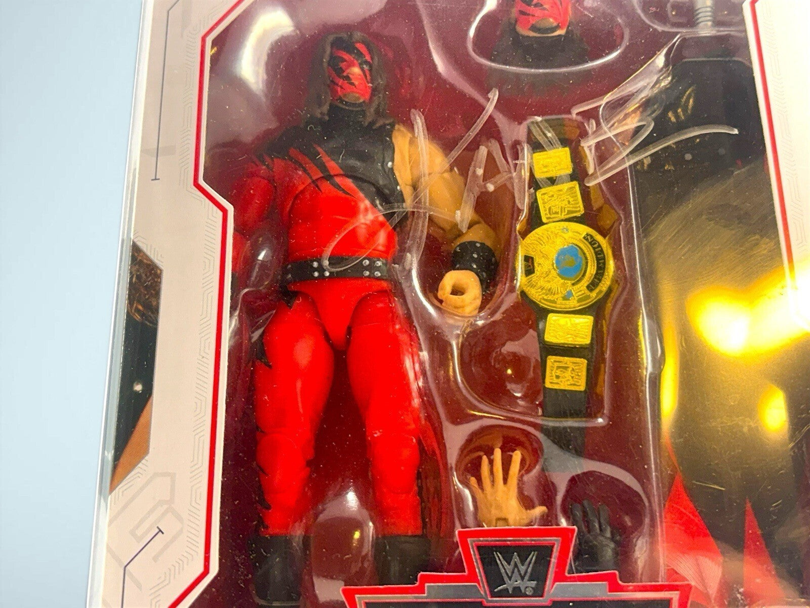 Kane WWE Wrestling Ultimate Edition SIGNED Action Figure