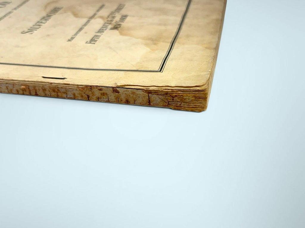 1928 Tiffany & Co Silverware Catalog Book