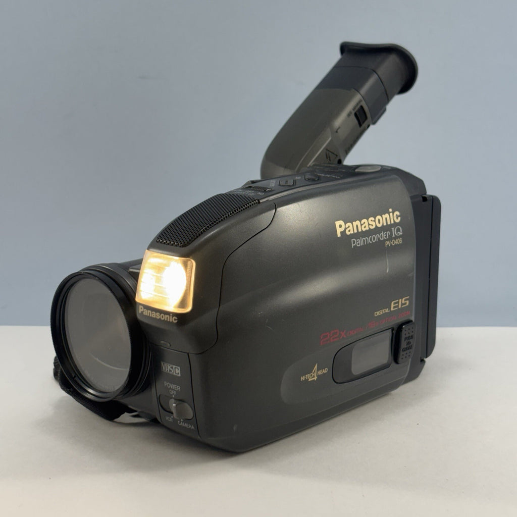 Panasonic Palmcorder IQ PV-D406 VHS-C Camcorder - No Battery Included