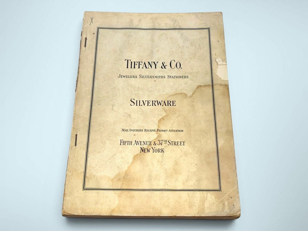 1928 Tiffany & Co Silverware Catalog Book