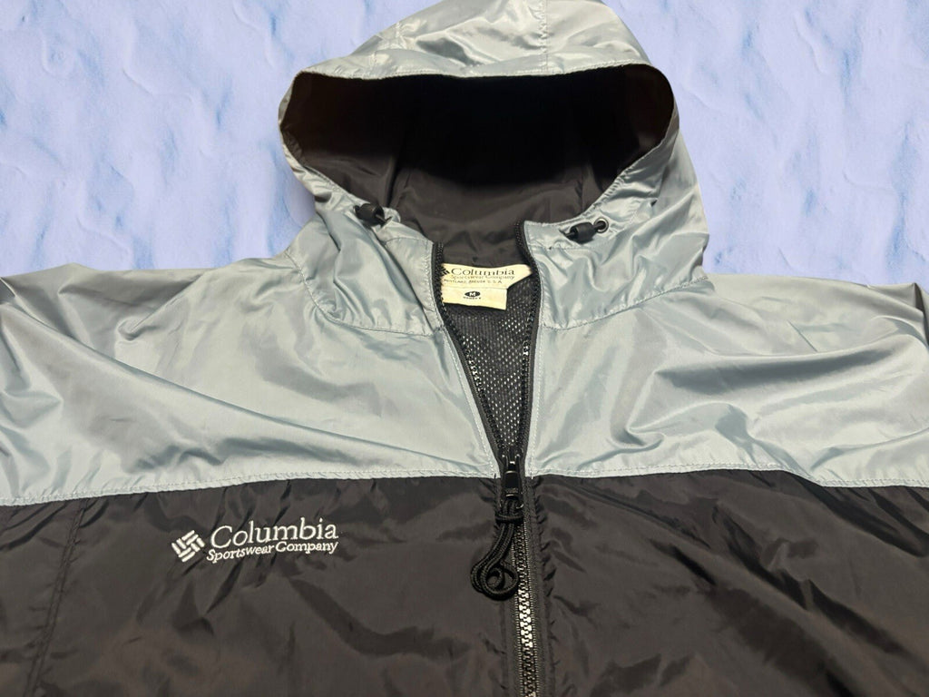 Vintage Columbia Women’s Windbreaker Size M Blue/Black