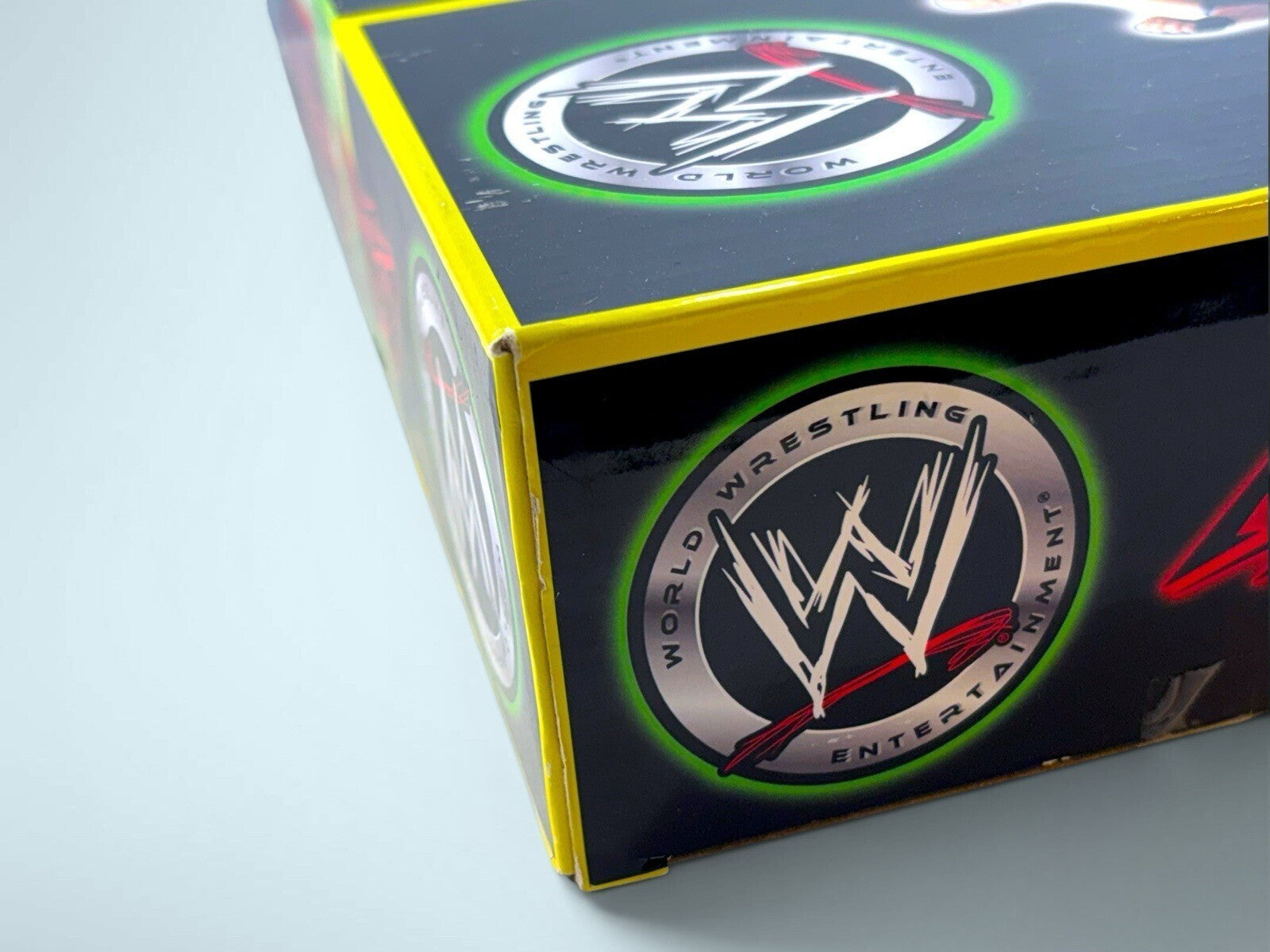 Signed WWE 2006 “Enter The Monster” Rare Kane Wrestling Ring By Jakks Pacific