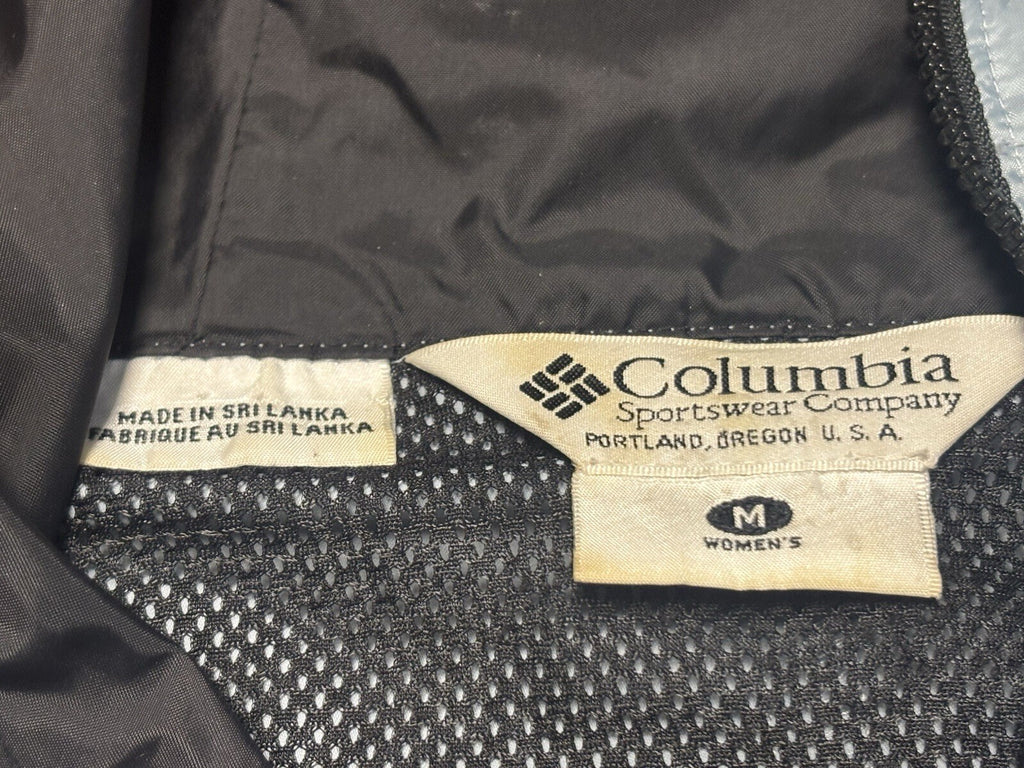 Vintage Columbia Women’s Windbreaker Size M Blue/Black