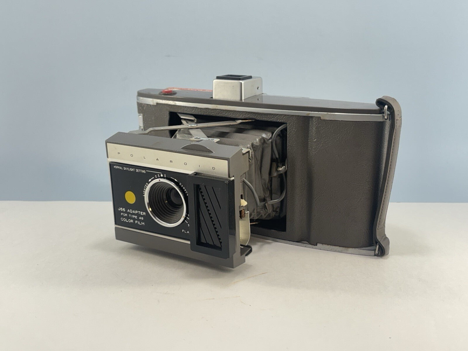 Polaroid Electric Eye Land Camera Model J66 w/ Case & Manual - UNTESTED
