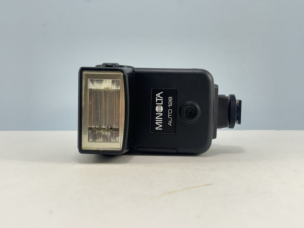 Minolta Auto 128 Shoe Mount Flash - See Battery Terminals