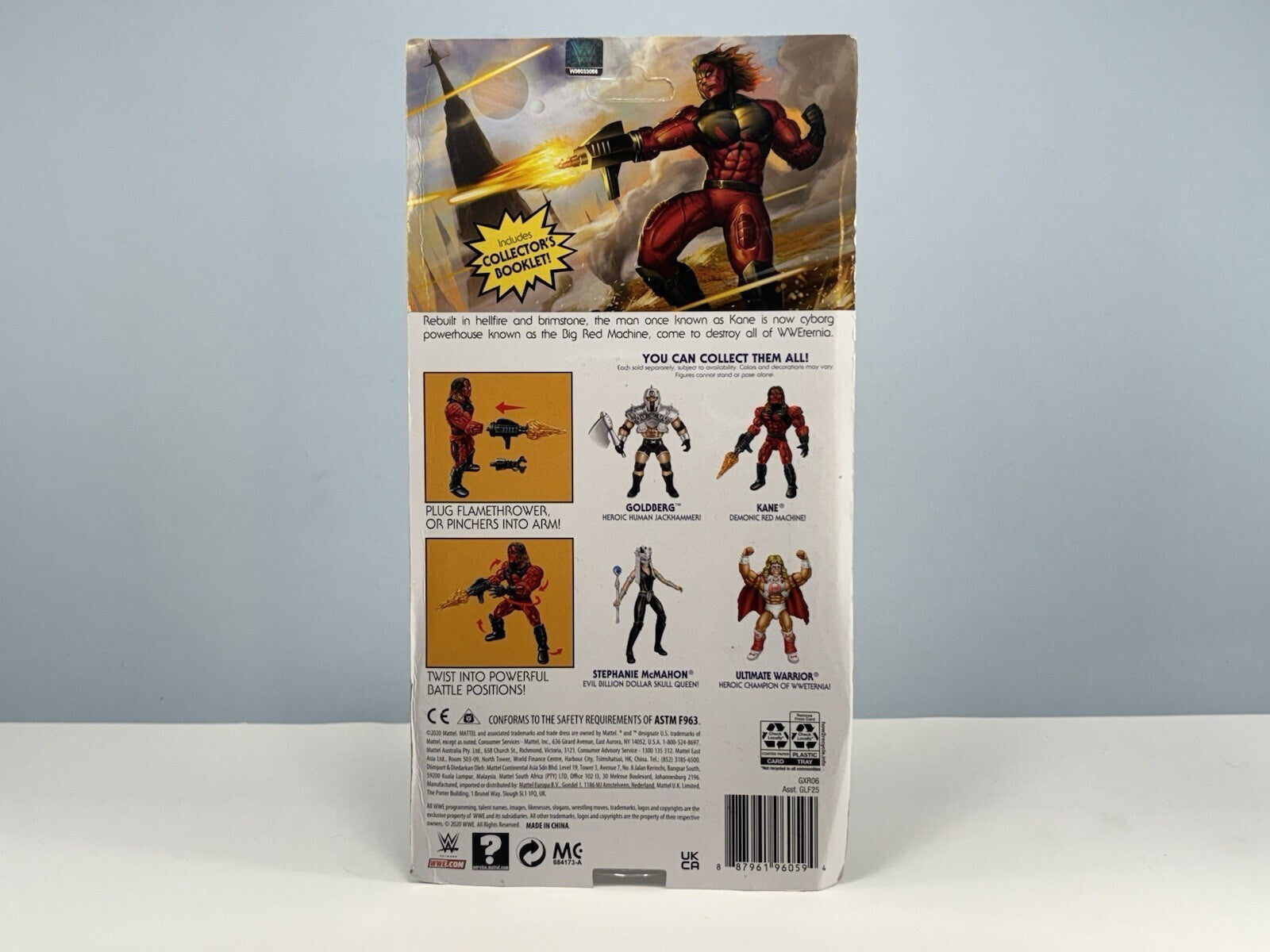 Kane SIGNED “Masters Of The WWE Universe” Kane Figure Mattel 2020