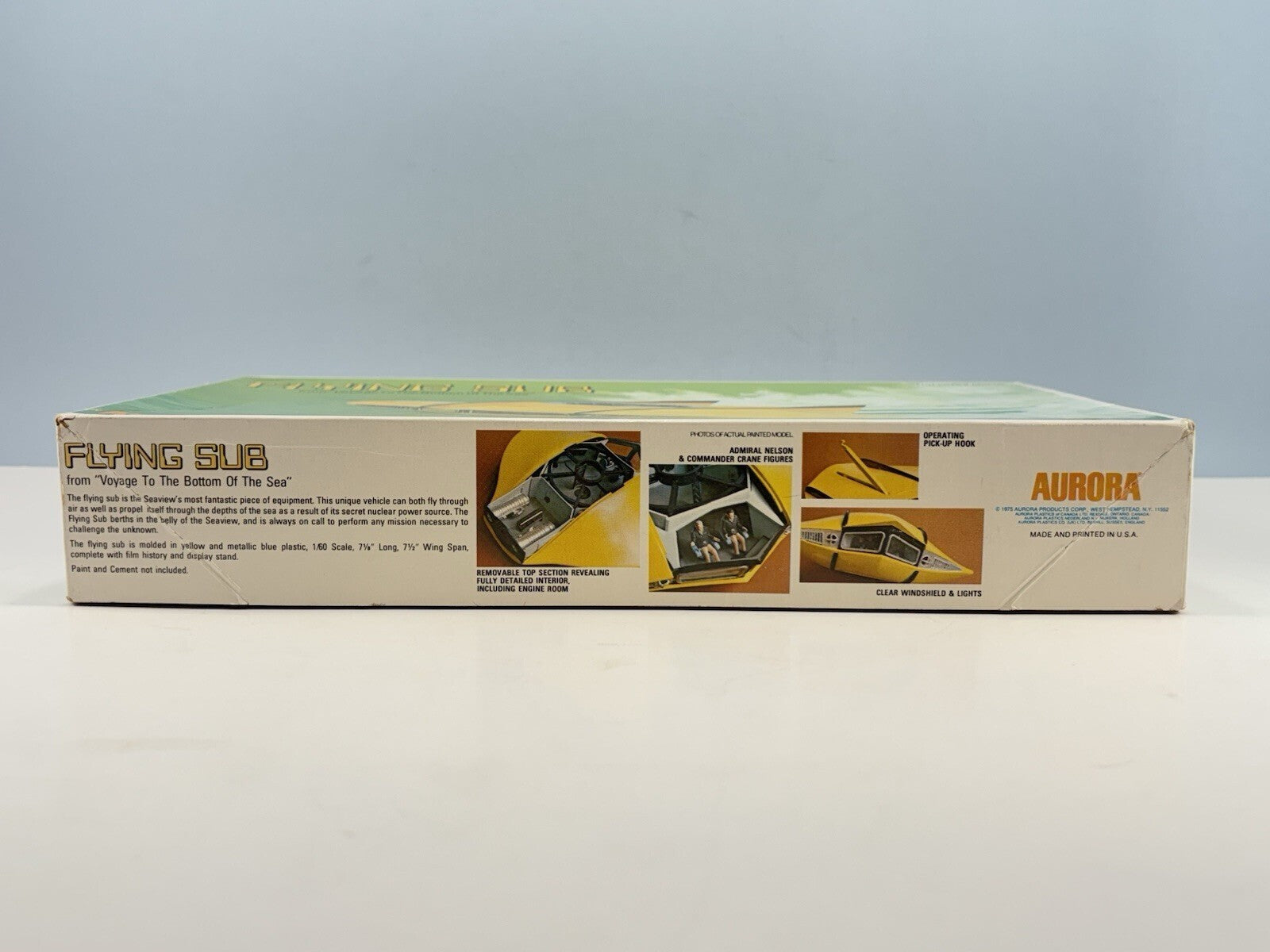 AURORA 1975 ‘Flying Sub’ Model Kit Voyage to the Bottom of the Sea #254
