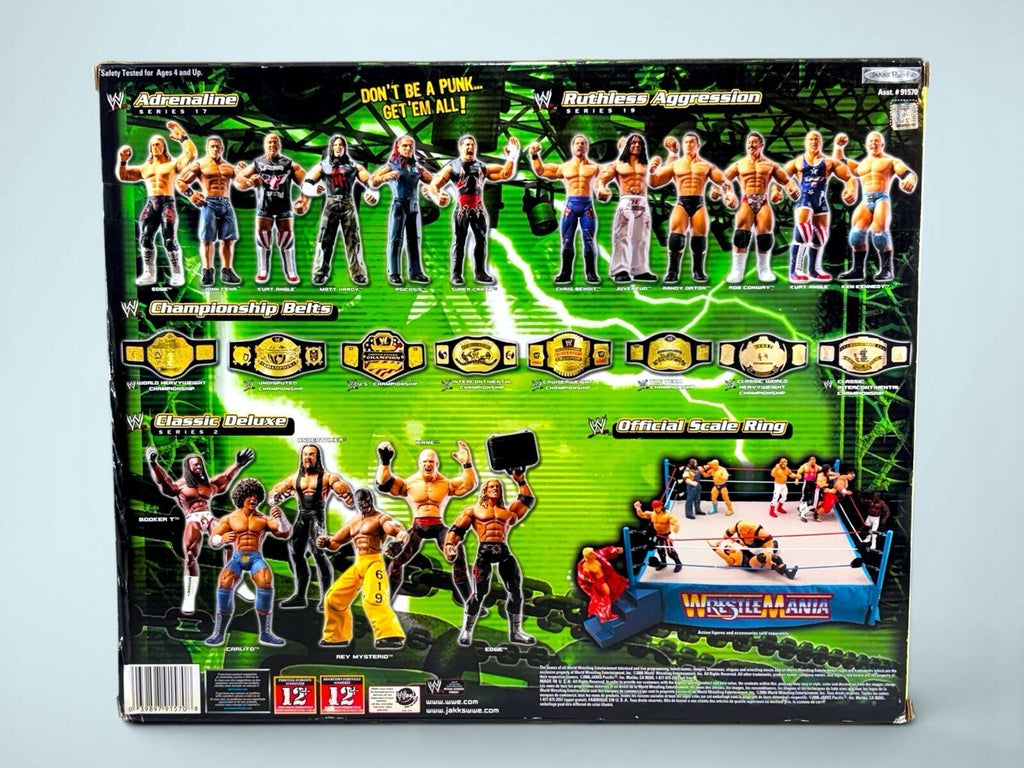 Signed WWE 2006 “Enter The Monster” Rare Kane Wrestling Ring By Jakks Pacific
