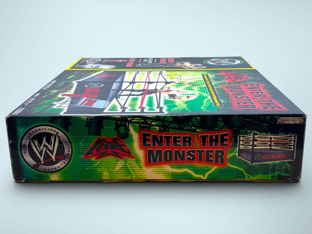 Signed WWE 2006 “Enter The Monster” Rare Kane Wrestling Ring By Jakks Pacific