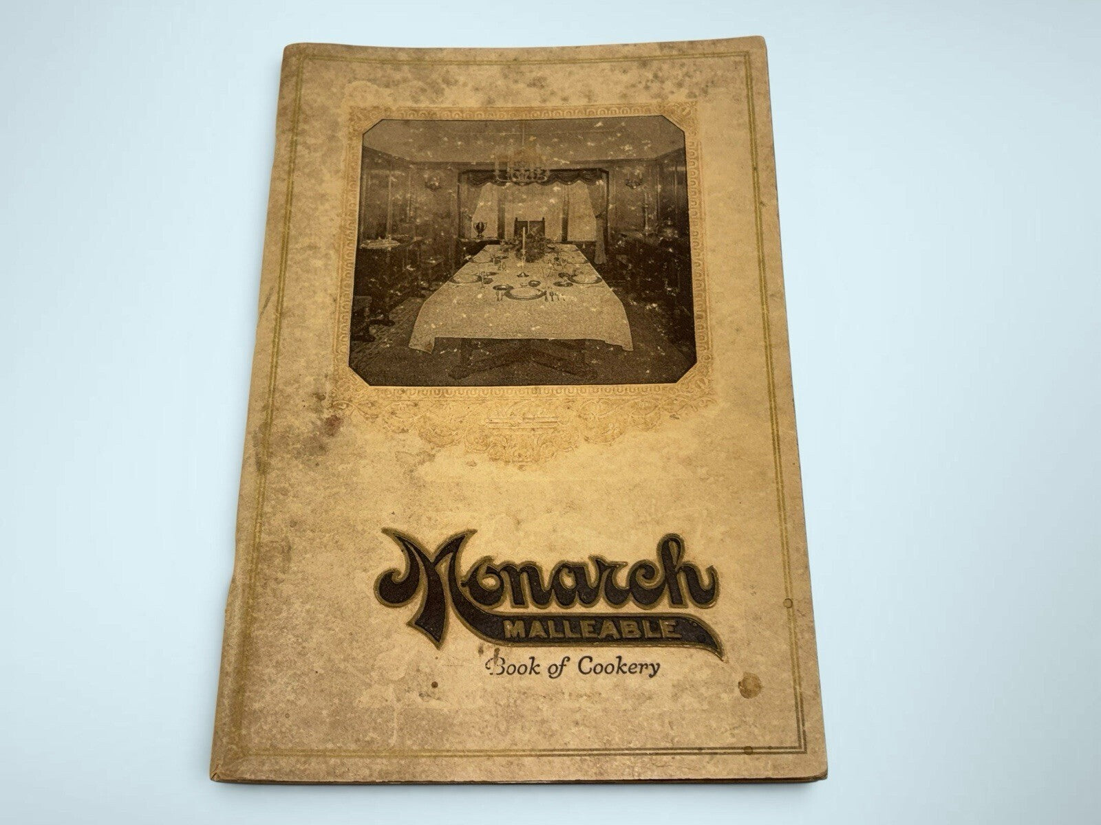 Antique 1925 Monarch Malleable Electric "Book of Cookery"