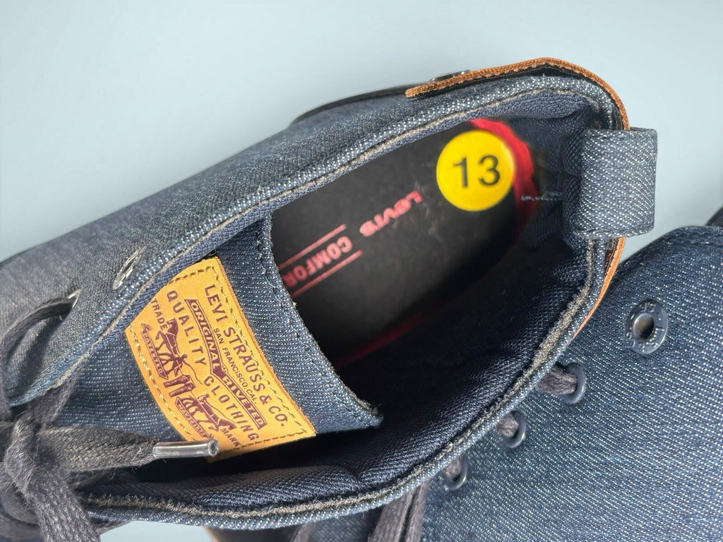 Levi's Atwater 2 Men’s Denim Hi-Top Sneakers - Size 13 Navy
