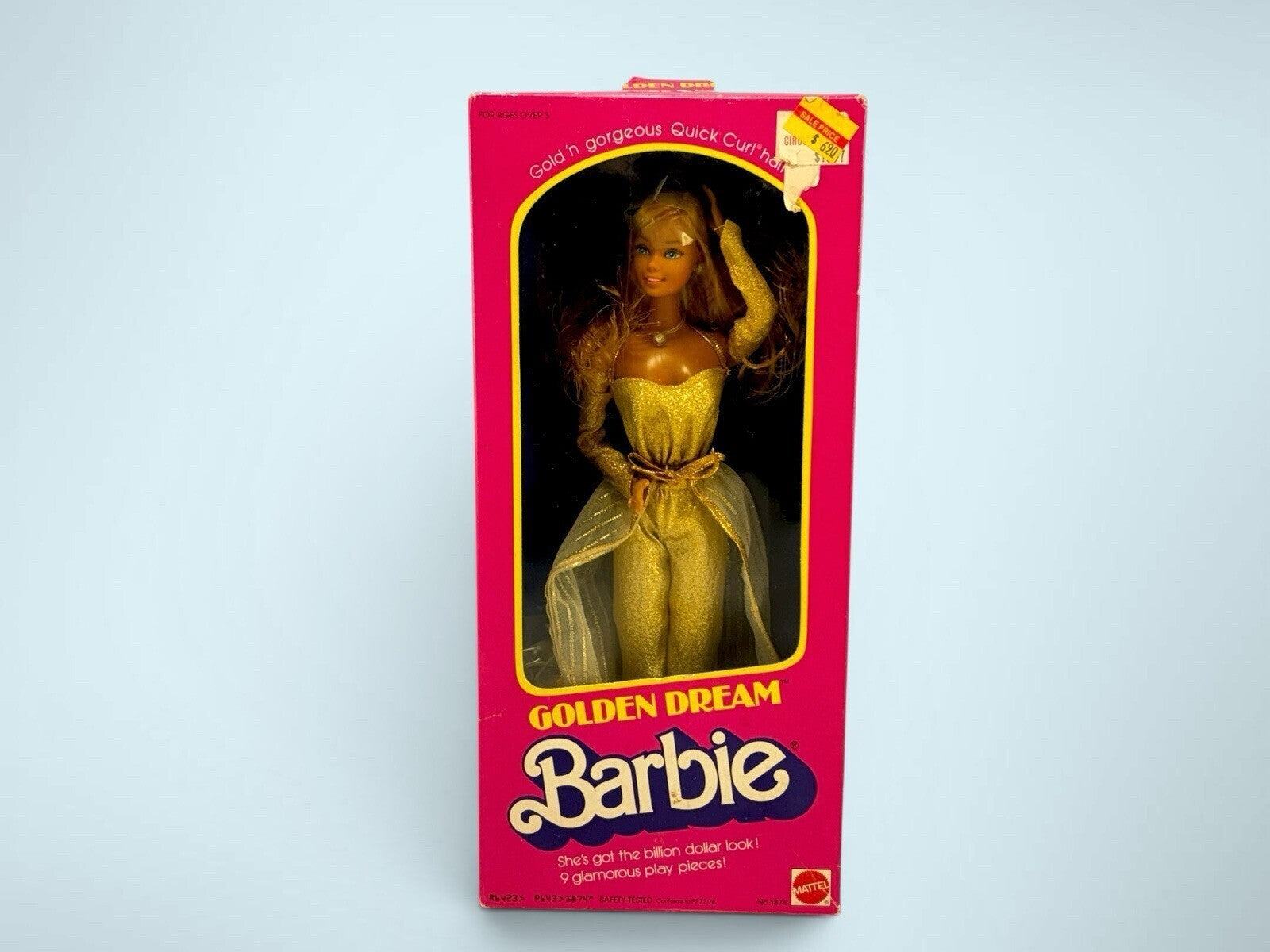 Vintage 1980 Golden Dream Barbie Mattel #1874
