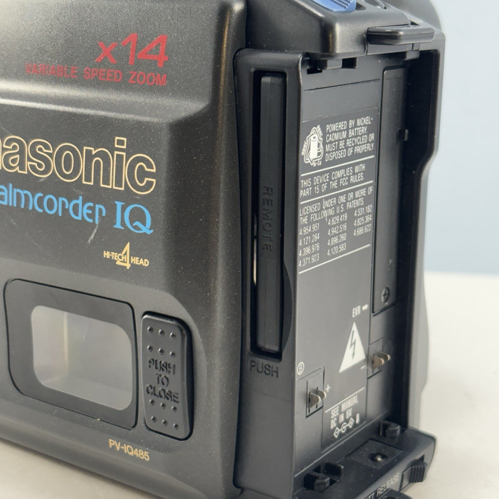 Panasonic Palmcorder IQ PV-IQ485 VHS-C Camcorder - No Battery Included
