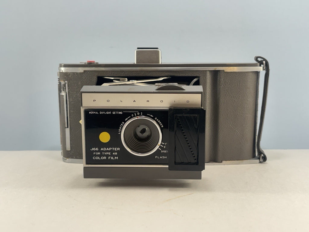 Polaroid Electric Eye Land Camera Model J66 w/ Case & Manual - UNTESTED