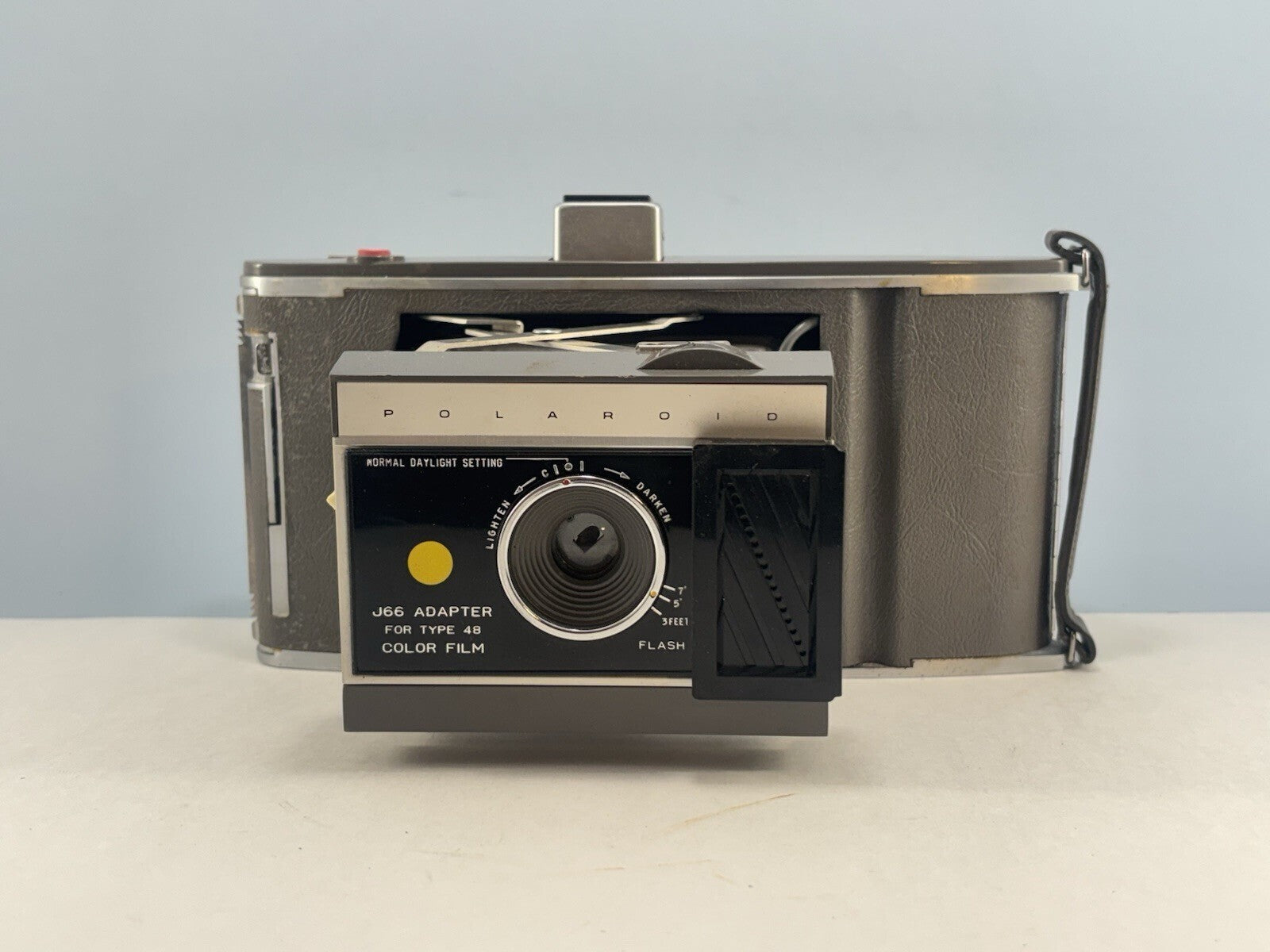 Polaroid Electric Eye Land Camera Model J66 w/ Case & Manual - UNTESTED