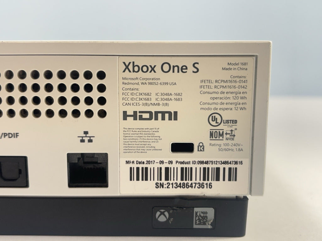 Microsoft Xbox One S 500GB Console
