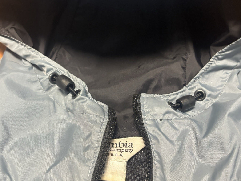 Vintage Columbia Women’s Windbreaker Size M Blue/Black