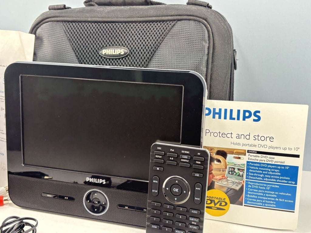 Philips DCP851/37 Portable DVD Player & iPod Dock w/ Remote