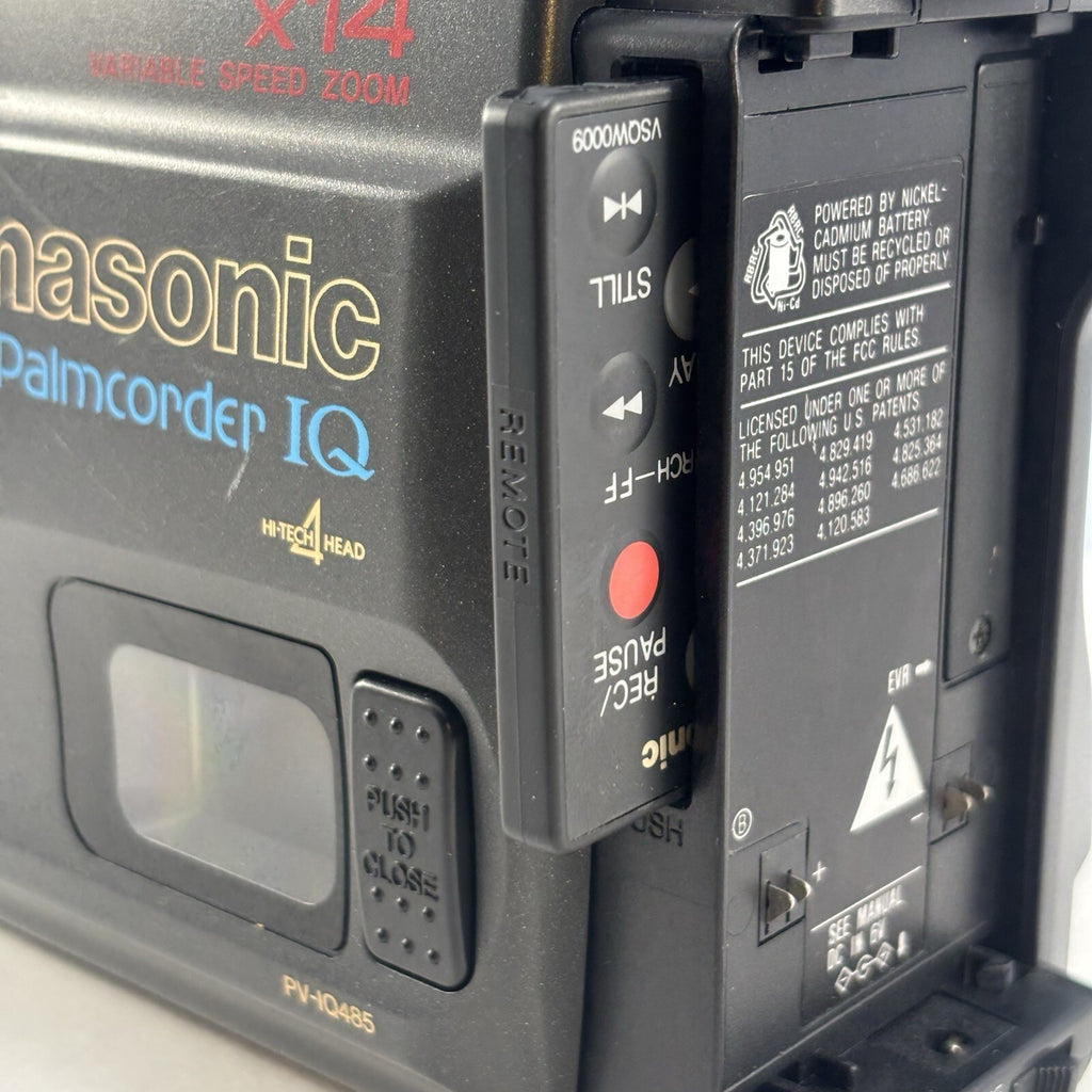 Panasonic Palmcorder IQ PV-IQ485 VHS-C Camcorder - No Battery Included