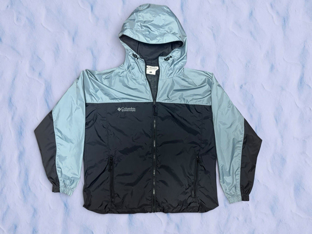 Vintage Columbia Women’s Windbreaker Size M Blue/Black