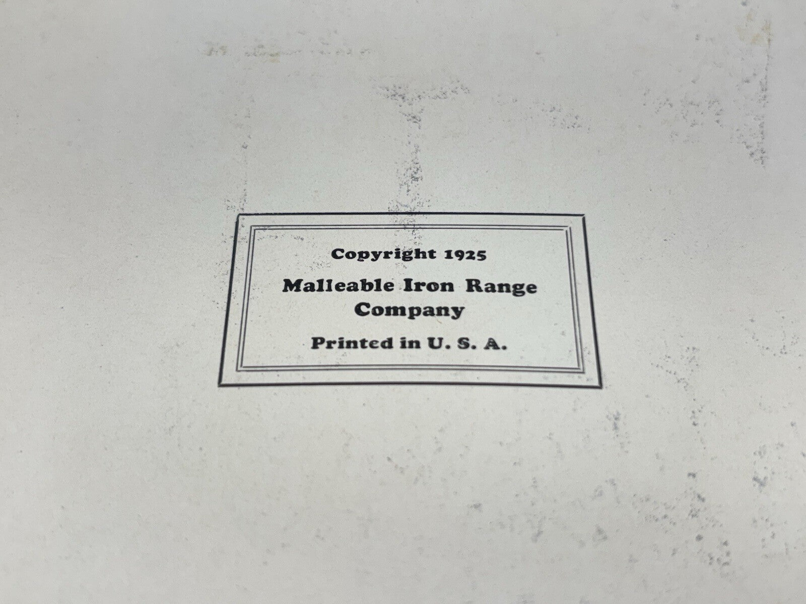 Antique 1925 Monarch Malleable Electric "Book of Cookery"