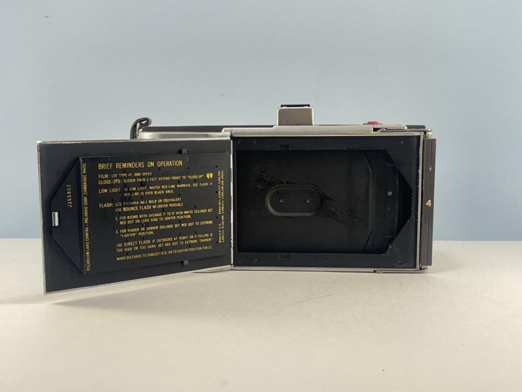 Polaroid Electric Eye Land Camera Model J66 w/ Case & Manual - UNTESTED