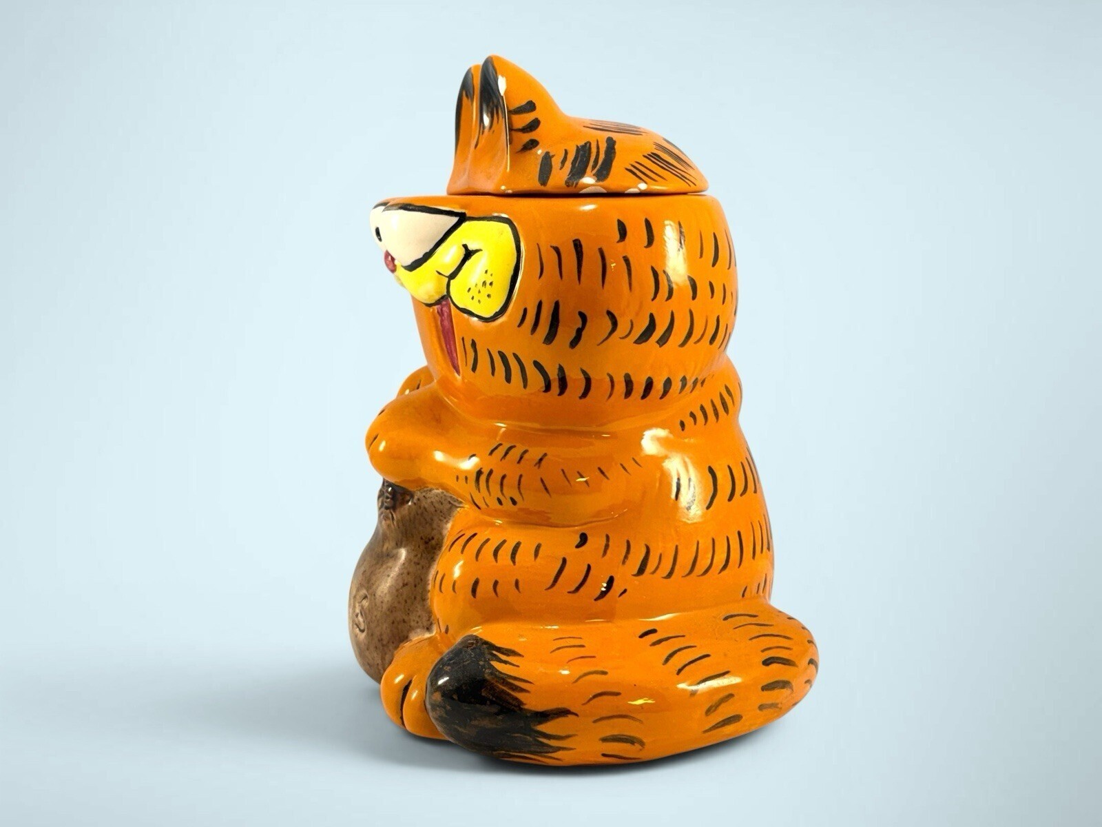 Vintage 1983 Garfield Cookie Jar Collectible Good Condition MHR